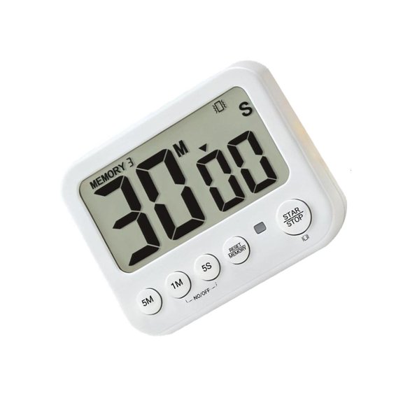 Ywmsfl Digital Timers with Bright Large Display in Low Light and Simple Controls Ideal for Kitchen Home Use