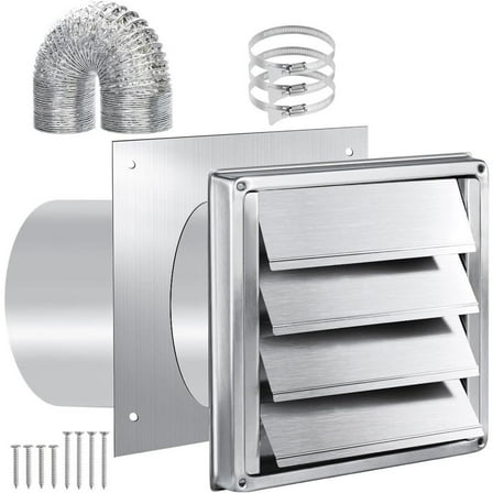 Ywmsfl Dryer Vent Kits Through Wall with Hose/Duct Connectors/Plate Wall Ducting Kits