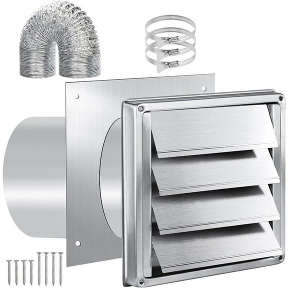 Ywmsfl Dryer Vent Kits Through Wall with Hose/Duct Connectors/Plate Wall Ducting Kits