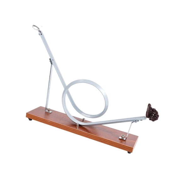 Ywmsfl Educational Centripetal Force Demonstrator Equipment Wood Metal Roller Track Model For Classroom Science Experiments