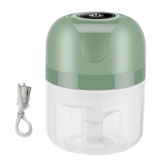 Ywmsfl Electric Food Choppers Garlic Crusher Meat Grinder Vegetable Choppers Mashers Machine Compacts Food Chopping Tool 250ml