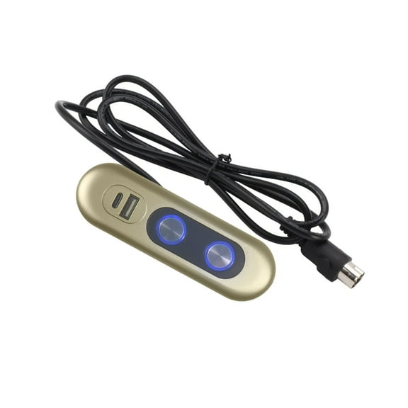 Ywmsfl Electric Sofa Recliner Switches 2 Button 5 Pin Lift Switches with USB Charging