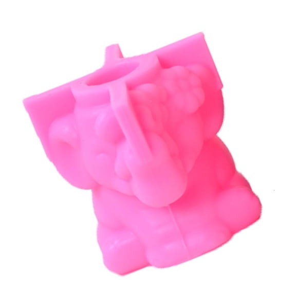 Ywmsfl Elephant Flowerpots Resin , Elephant Silicone Vase for Flower Vase Pen Holder Gypsum Decorations