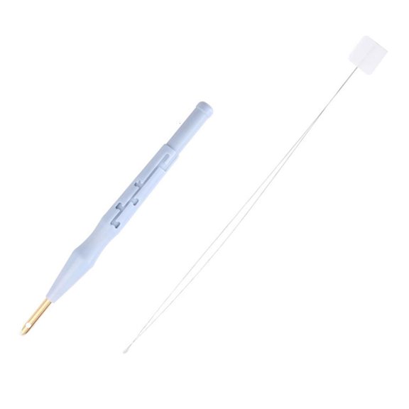 Ywmsfl Punched Needle Adjustable Embroidery Punched Needle Pen Tool Tufting Stitching Tool Punched Easy to Use Embroidery Needl