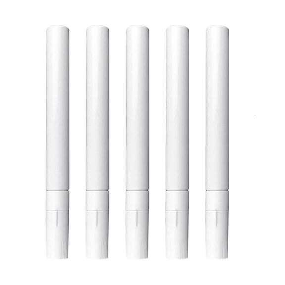 Ywmsfl Empty Fillable Blank Paint Pen Marker Refillable Paint Pens Tube Fine Tip Marker Acrylic Marker for Oil Painting, Clear