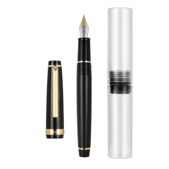 Ywmsfl Extra-Fine Nib Fountain Pen Fine Nib Refillable Fountain Pen with Ink-Cartridges