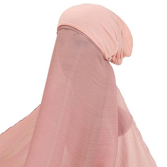 Ywmsfl Fashionable Muslims Head Scarf Light weight Polyester Headscarf Unique Scarf for Everyday Use