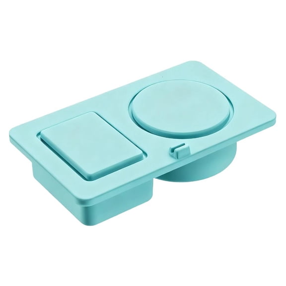 Ywmsfl Flexible Double Chamber Sauce Container Portable Snacks Organizers Camping Lunch Case Essential Condiment Holder