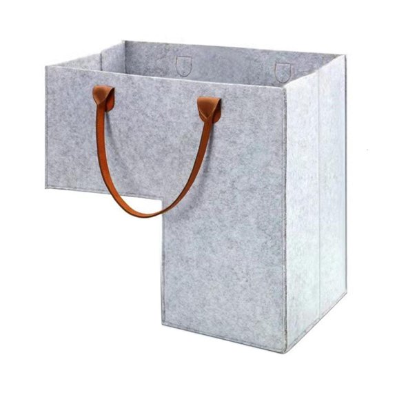 Ywmsfl Foldable Stair Storage Bag with Handles Large Capacity Stairs Clothes Organizers Washable Staircase Ladder Basket