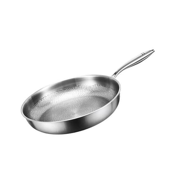 Ywmsfl Food Grade Metal Pan Nonstick Finishes Without Coating Rapid Heating Technology Suitable for Electric Induction