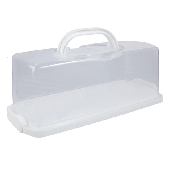 Ywmsfl Food Storage Container For Sliced Bread Cake Transparency Case With Ergonomic Handle Outdoor Kitchen Use