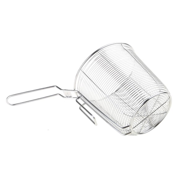 Ywmsfl Frying Pan Filter Food Colander 304 Stainless Steel Hot Frying Fried Basket Oil Leak Sieve Dumplings Strainer