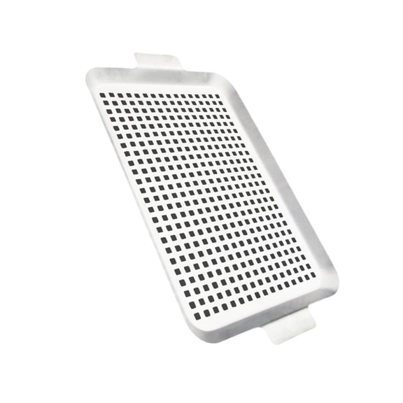 Ywmsfl Functional Stainless Steel BBQ Grills Pan Set With Perforated Plate And Handle For Outdoor Grilling Vegetables Fish
