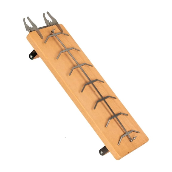 Ywmsfl Hardwood Cooking face With Stainless Steel Hardware For Campfire And Backyard Meal Preparation