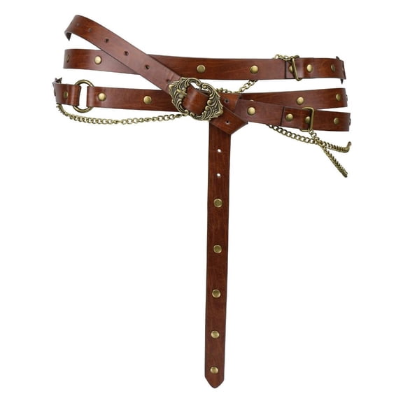 Ywmsfl Historic Freebooter Chain Belt For Reawakening Festival Outfits Costuming Costumes Theater