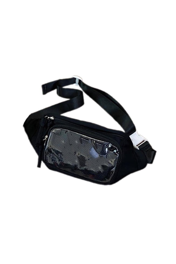 Innovative Clear PVC Itabag Display Waist Bag Crossbody Bag Satchel For Badges