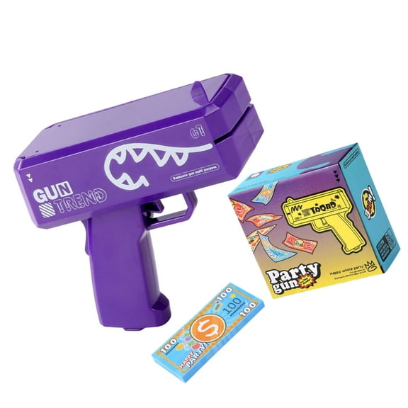 Ywmsfl Interactive Handheld Money Dispenser Entertaining Cash Accessory Portable Handheld Money Guns for Party Game