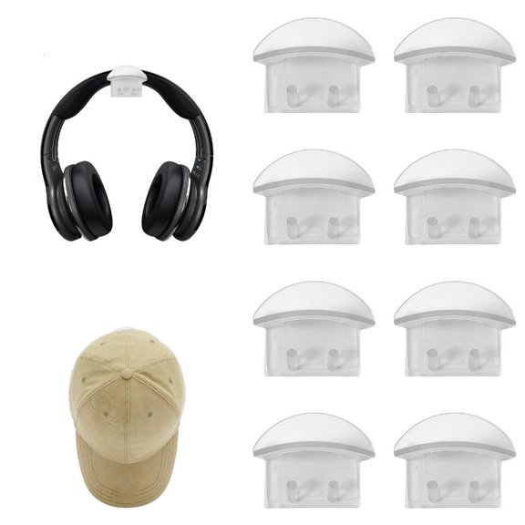 Ywmsfl Invisible Adhesive Hooks Multipurpose ABS Wall Mount Without Nails Hanging Organizers Space Saving Design