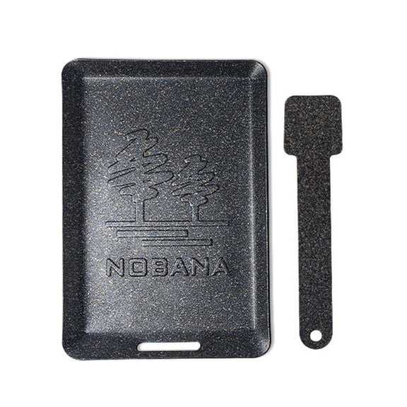 Ywmsfl Iron Frying Pan Rectangular Outdoor Pan Physical Baking Pan Suitable for Stove /camping Barbecue