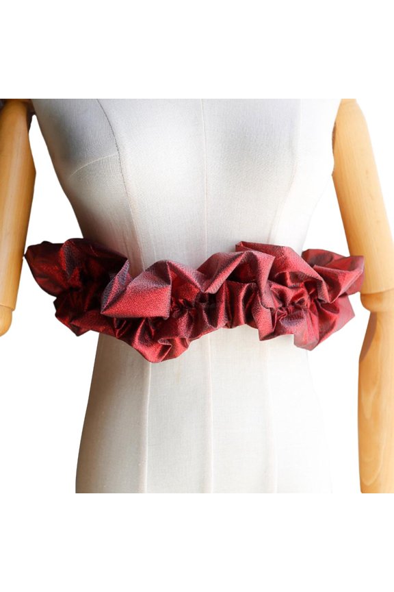 Japanese Women Tulle Belt Wide Belt Corset Waistband for Kimono Yukata Soft Mesh Embellishment Multiple Color