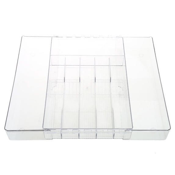 Ywmsfl Kitchen Utensils and Silverware Organizers Multiple Compartment Cutlery Drawer Tray Sturdy Kitchen Tablewares Organizers