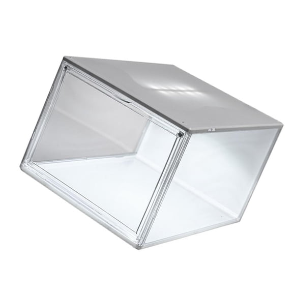 Ywmsfl LED Illuminated Clear Shoe Box For Display And Organization Of Footwear Collections Residential Spaces