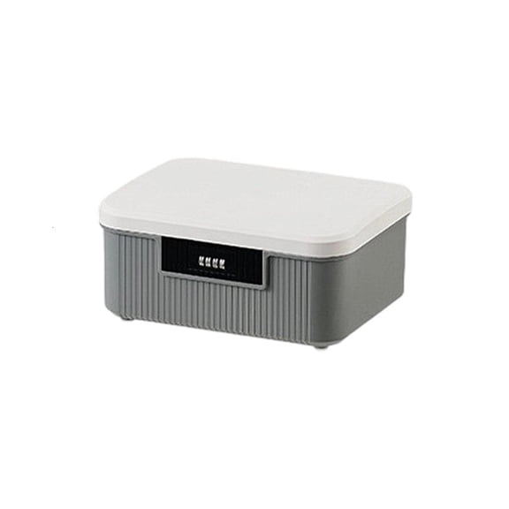 Ywmsfl Locking File Organizer with Password Lock Lockable 9L Capacity Stackable Security Container For Office Home Use