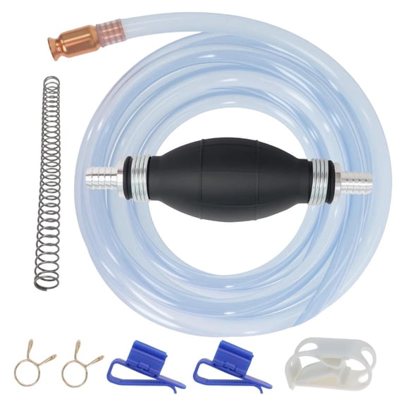 Ywmsfl Long Rubber Siphon Tube Set Portable Manual Oil Sucker Pumps For Easy Liquid Extraction And Drainage Easy to Use