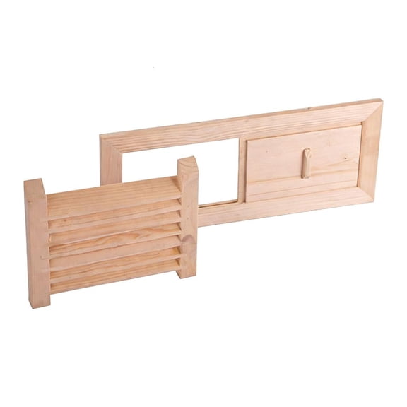Ywmsfl Louver Sliding Vents Sauna Room Accessories Shutter Grills Panel Blinds Window Durability Smooth