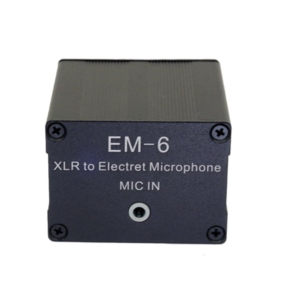 Ywmsfl Metal Builts XLR To 3.5mm Condenser Mic Converter Seamlessly Device Compatibility