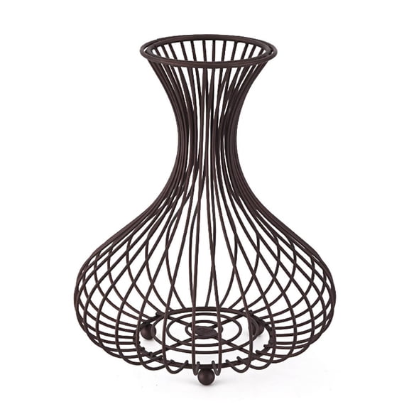 Ywmsfl Metal Wine Cork Storage Holder Bottle Stopper Iron Basket Display Rack Vino Corks Collector Champagne