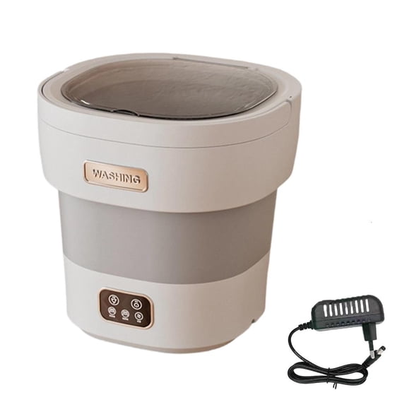 Ywmsfl Miniss Portable Washing Machine, 12L Compact Travel Washer with Auto Dry & Quiet for Underwear, Socks