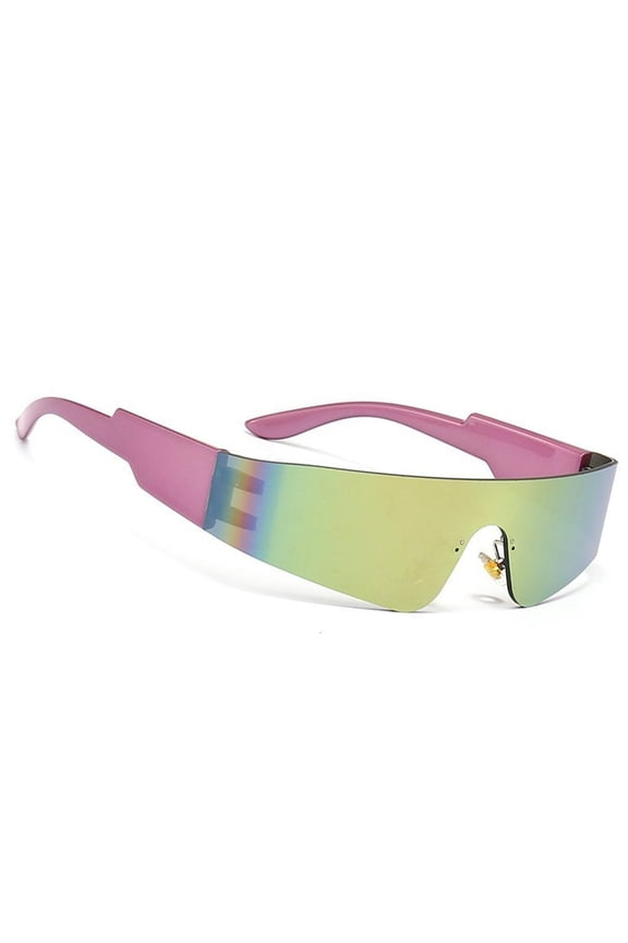 Punk Sporty Sunglass Trendsetters for Vacation Dress Futuristic Role Play Rock Shades Futuristic Frame