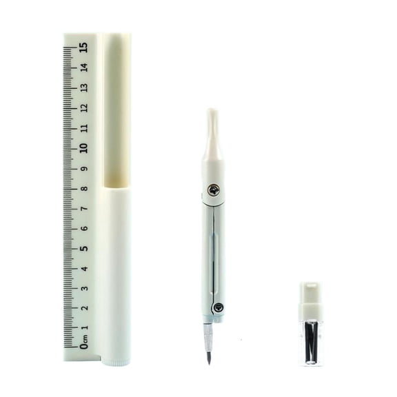 Ywmsfl 3 In 1 Multifunctional Compasses Ruler and Pencil Multitool For Students Engineers and Artists Multipurpose Drawing Tool