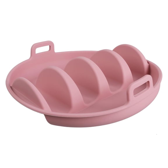 Ywmsfl Multifunctional 10inch Tacos Serving Tray Tacos Stand Efficient Silicone Design Secures Shell During Meals Event