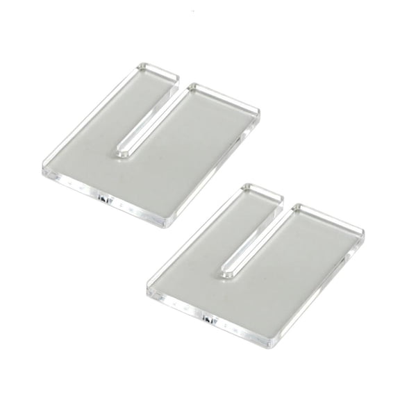 Ywmsfl Multifunctional 4mm Thickened Puller Clear Acrylic Rounded Cutting Distance Ruler Manual Tool Hitting Auxiliary