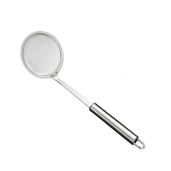 Ywmsfl Multifunctional Nonrust Steel Strainer Spoon For Soup Foam Removal Nonslip Ergonomic Handle Kitchen Essential Tool