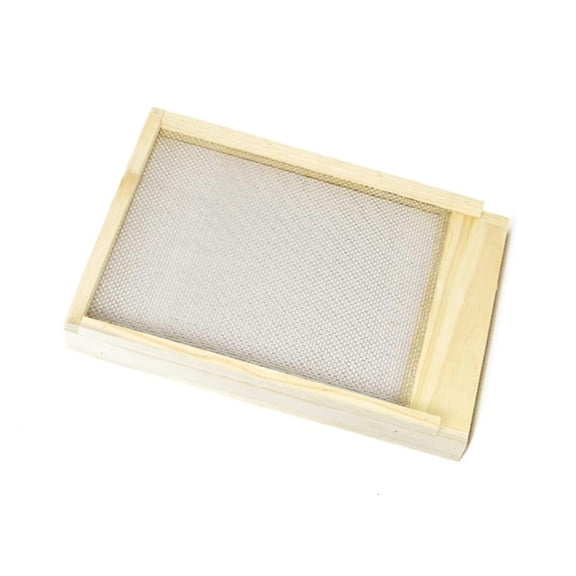 Ywmsfl Multipurpose Beekeeping Tools Bees Hives Accessories Beekeeping Bees Hives Screened Bottom Board Wooden Base for Outdoor