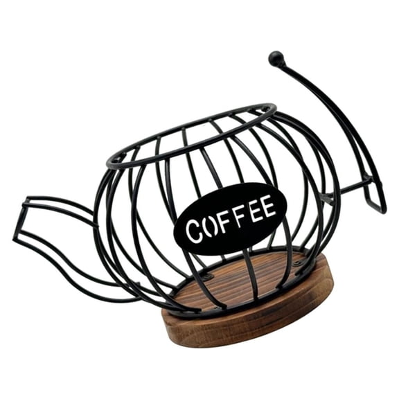 Ywmsfl Multipurpose Metal Coffee Pods Containers Hollow Clay Pots Designs Space Saving Kitchen Countertop Organizers