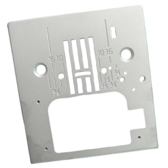 Ywmsfl Multipurpose Sewing Machine Needle Plate with Scale Marking Metal Needle Board For Seamlessly Stitching Fabric Quilting