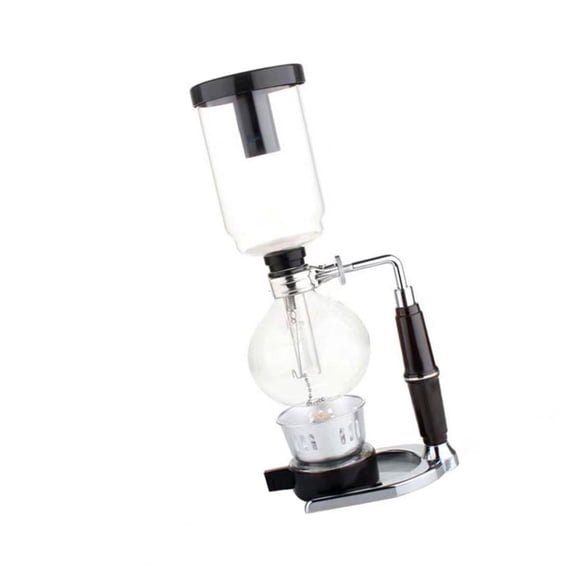 Ywmsfl Multipurpose Siphon Coffee pots With Vacuum Brewing Systems Feature Wood Handle Sturdy Glass Ideal For Ho