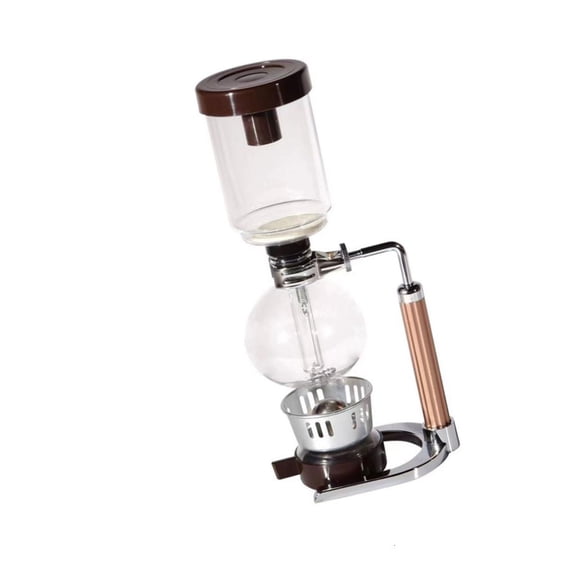 Ywmsfl Multipurpose Siphon Coffee pots With Vacuum Brewing Systems Feature Wood Handle Sturdy Glass Ideal For Ho