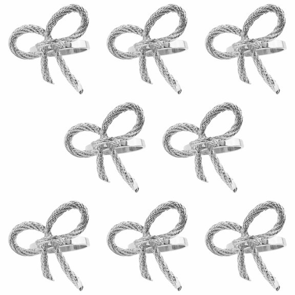 Ywmsfl Napkin Rings-8 Napkin Rings for Dinner Parties, Wedding Receptions, Home Party Tableware Decoration