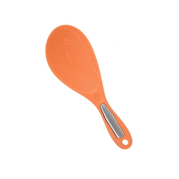 Ywmsfl Nonstick Kitchen Rice Spoon Heatproof PP Food Serving Paddle with Steel Embellished Handle For Home Dining Or Camping