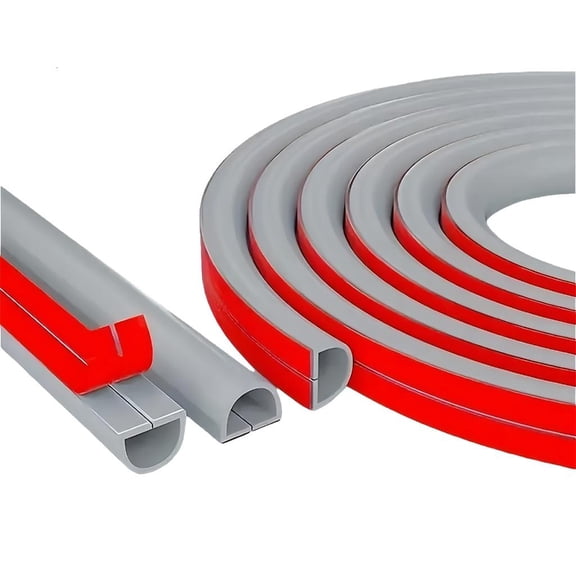 Ywmsfl PVC Cable Sleeve Anti Crush Cord Cover Protector Duct for Wiring Cover Suitable for Office Warehouse and Indoor Use