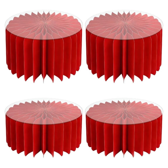 Ywmsfl Pack of 4 User Friendly Foldable Cake Stands for Multiple Tiers Dessert Presentation Feature Secure Structure