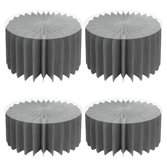 Ywmsfl Pack of 4 User Friendly Foldable Cake Stands for Multiple Tiers Dessert Presentation Feature Secure Structure