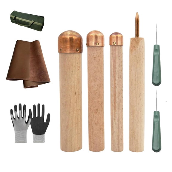 Ywmsfl Pack of 9 Flints Ignitions Set Crafted from Wood and Metal for Safe Starting in Any Condition