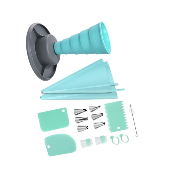 Ywmsfl Portable Decorating Bag Set Various Tips Ideal for Home Baking and Dishwasher Safe Simple Maintenance