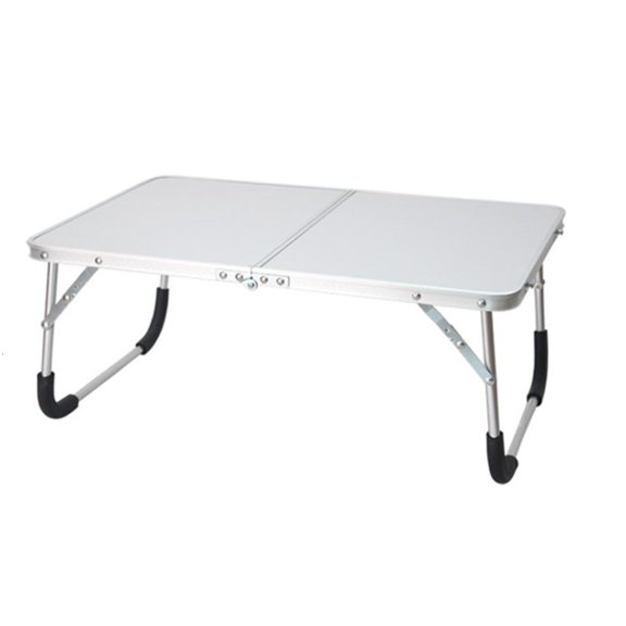Ywmsfl Portable Folding Table Aluminum Alloy Camping Desk Small Laptop Tray with Handle for Barbecue Beach Outdoor
